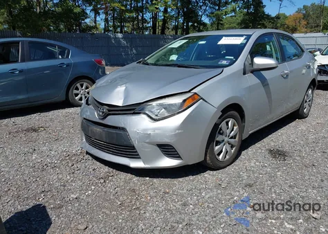 2014 Toyota Corolla Le from USA, damaged, VIN 2T1BURHE0EC141262